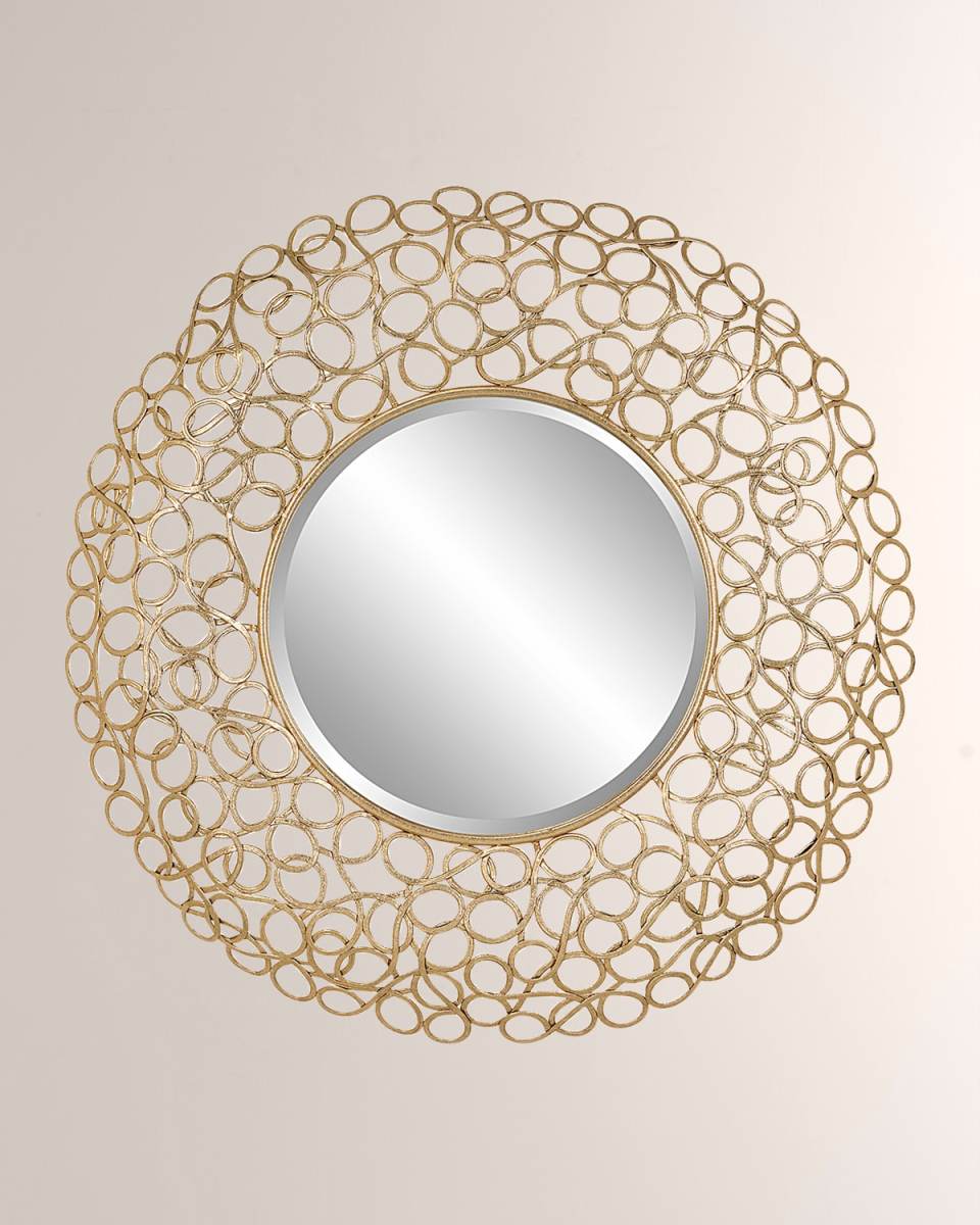 Swirl Round Mirror